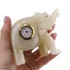 Ceas model elefant din Onix de Pakistan - 9,5cm, imagine 3
