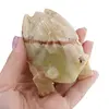 Figurina slefuita din Onix de Pakistan, broasca raioasa - 8cm, imagine 3