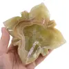 Scrumiera din Onix de Pakistan model frunza, 10cm, imagine 3