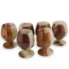 Set 6 pahare Brandy din Onix de Pakistan - 4,5x7cm