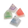 Piramida slefuita din Onix de Pakistan colorat - 3,5cm