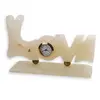 Ceas cu mesaj LOVE din Onix de Pakistan - 14,5cm