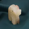 Figurina slefuita din Onix de Pakistan, elefant - 6cm, imagine 2