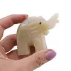 Figurina slefuita din Onix de Pakistan, elefant - 6cm, imagine 3