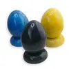 Ou slefuit din Marmura diverse culori cu suport - 6,5cm