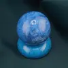 Sfera slefuita din Marmura diverse culori cu suport - 5cm, imagine 2
