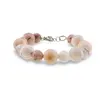 Bratara Opal roz sfere, 10-12mm, imagine 2