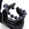 Bratara Sodalit sfere 10mm si Apatit sfere 3mm, imagine 2