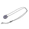 Colier feng shui Ochi protector cu zirconii, 28mm