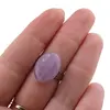 Inel reglabil Ametist lavanda oval, 18-20mm, imagine 3