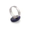 Inel reglabil Lapis Lazuli oval, 18-20mm, imagine 2