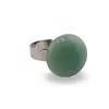 Inel reglabil Malachit rotund, 16mm