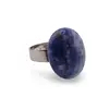 Inel reglabil Sodalit oval, 18-20mm