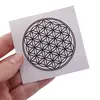 Abtibild sticker Feng Shui cu Floarea vietii, Simbolul vietii - alb, 5,5cm, imagine 2