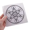 Abtibild sticker Feng Shui Cubul lui Metatron - alb, 12cm, imagine 2