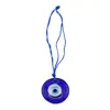 Amuleta Feng Shui rotunda cu ochi protector din sticla, 3cm
