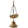 Balanta decorativa vintage din alama cu taler, 40cm, imagine 2