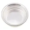 Bol metalic decorativ vintage cu margini impletite - 12cm, imagine 2