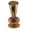 Carafa vintage din cupru batut manual, design modernist - 29cm, imagine 2