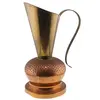 Carafa vintage din cupru batut manual, design modernist - 29cm