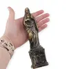 Decoratiune vintage din bronz Santa Maria, 17cm, imagine 3