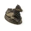 Decoratiune vintage din bronz taur Nandi - 5,5cm