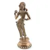 Decoratiune vintage din bronz zeita Parvati - 30,5cm, imagine 2