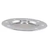 Farfurie metalica decorativa vintage cu decupaje in forma de stele, 13cm, imagine 2
