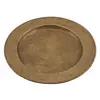 Farfurie vintage din alama, model simplu - 27cm