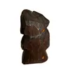 Figurina vintage din lemn sculptat manual muzician tribal acordeonist - 15,5cm, imagine 2
