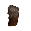 Figurina vintage din lemn sculptat manual muzician tribal violonist - 15,5cm, imagine 2