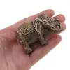 Figurina vintage elefant asiatic din bronz, 4cm, imagine 3