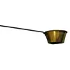 Polonic vintage din alama cu maner lung, 57cm
