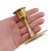 Sfesnic clasic vintage din alama, 7cm, imagine 3