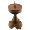 Sfesnic vintage din lemn sculptat cu suport - 26,5cm, imagine 2
