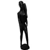 Statueta vintage africana din lemn sculptata manual, barbat cu prada - 59cm