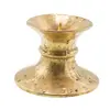 Suport vintage pentru lumanare din alama, 8cm