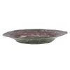 Tava rustica vintage metalica cu simboluri gravate, 30cm, imagine 2