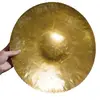 Tava vintage din alama batuta manual, forma rotunda - 34cm, imagine 3