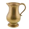 Ulcior vintage din alama cu maner gravat, 18cm