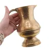 Ulcior vintage din alama cu maner ornamentat, 16cm, imagine 3