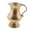 Ulcior vintage din alama cu maner ornamentat, 16cm