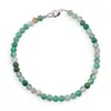 Bratara Agat verde sfere 4mm