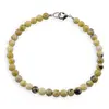 Bratara Jad olive sfere 4mm