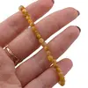 Bratara Ochi de tigru galben sfere 4mm, imagine 3
