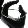 Bratara Onix verde degrade sfere fatetate cu Argint 925, 2mm, imagine 3