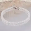 Bratara Piatra Lunii alba A+ discuri fatetate cu Argint 925, 4mm, imagine 2