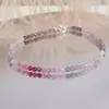 Bratara Spinel multicolor sfere fatetate cu Argint 925, 3mm, imagine 2