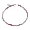 Bratara Spinel multicolor sfere fatetate cu Argint 925, 3mm