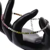 Bratara Turmalina multicolora degrade sfere fatetate cu Argint 925, 3mm, imagine 3
